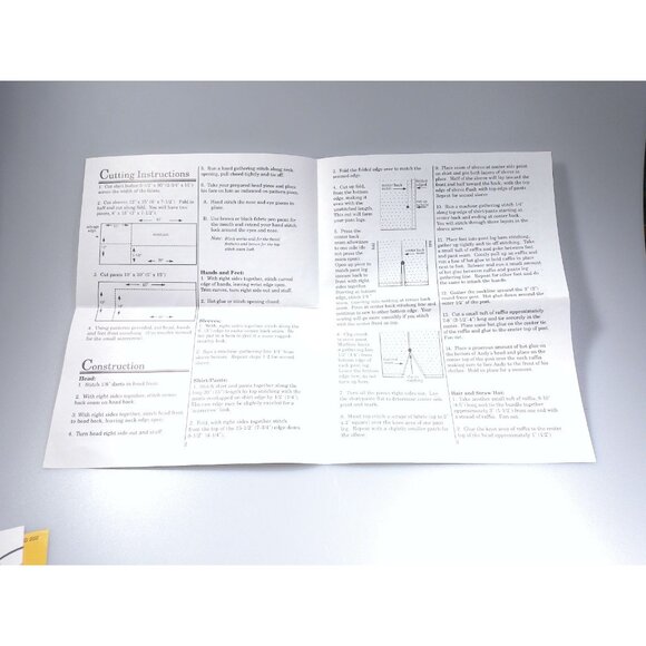 Andy And Amber Scarecrow By Belinda Crouse Wood Tummy Series Pattern Booklet - Picture 6 of 7